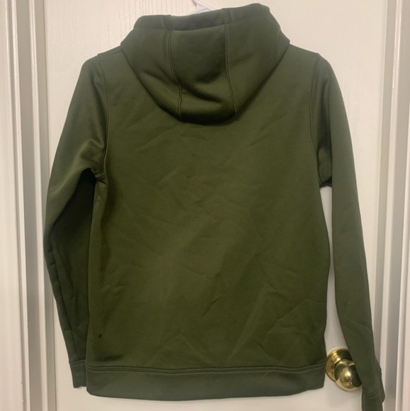 Under Armour Green Hunting Camo Youth Hoodie - Picture 4 of 9